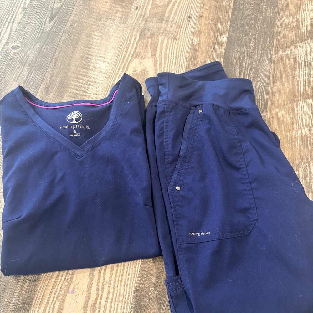 Healing Hands Purple Label Navy Scrubs